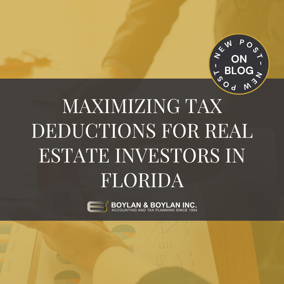 Maximizing Tax Deductions for Real Estate Investors in Florida